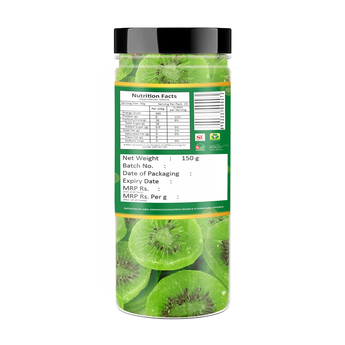 Yum Yum Dried Kiwi Jar  Grab2Buy Yum Yum Grab2Buy