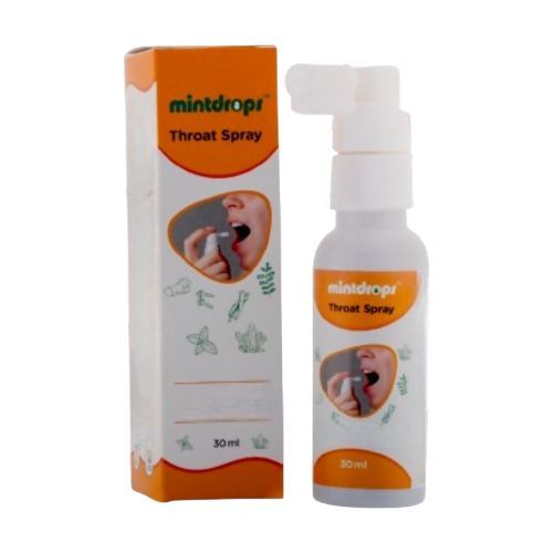 Mintdrops Throat Spray (For Sore Throat Relief) 