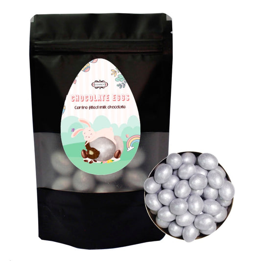 Confect Silver | Edible Chocolate Eggs