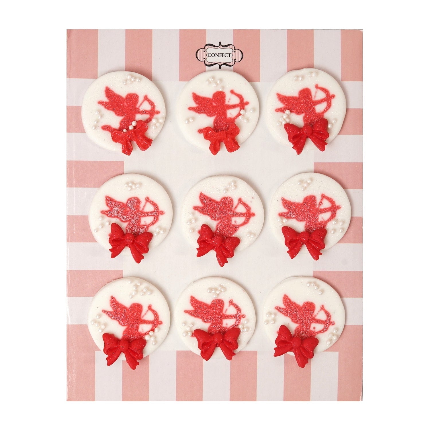 Confect Pack of 6 Valentine Cake & Cupcake Topper 08