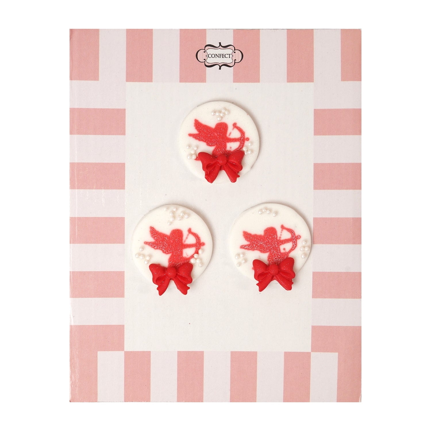 Confect Pack of 6 Valentine Cake & Cupcake Topper 08