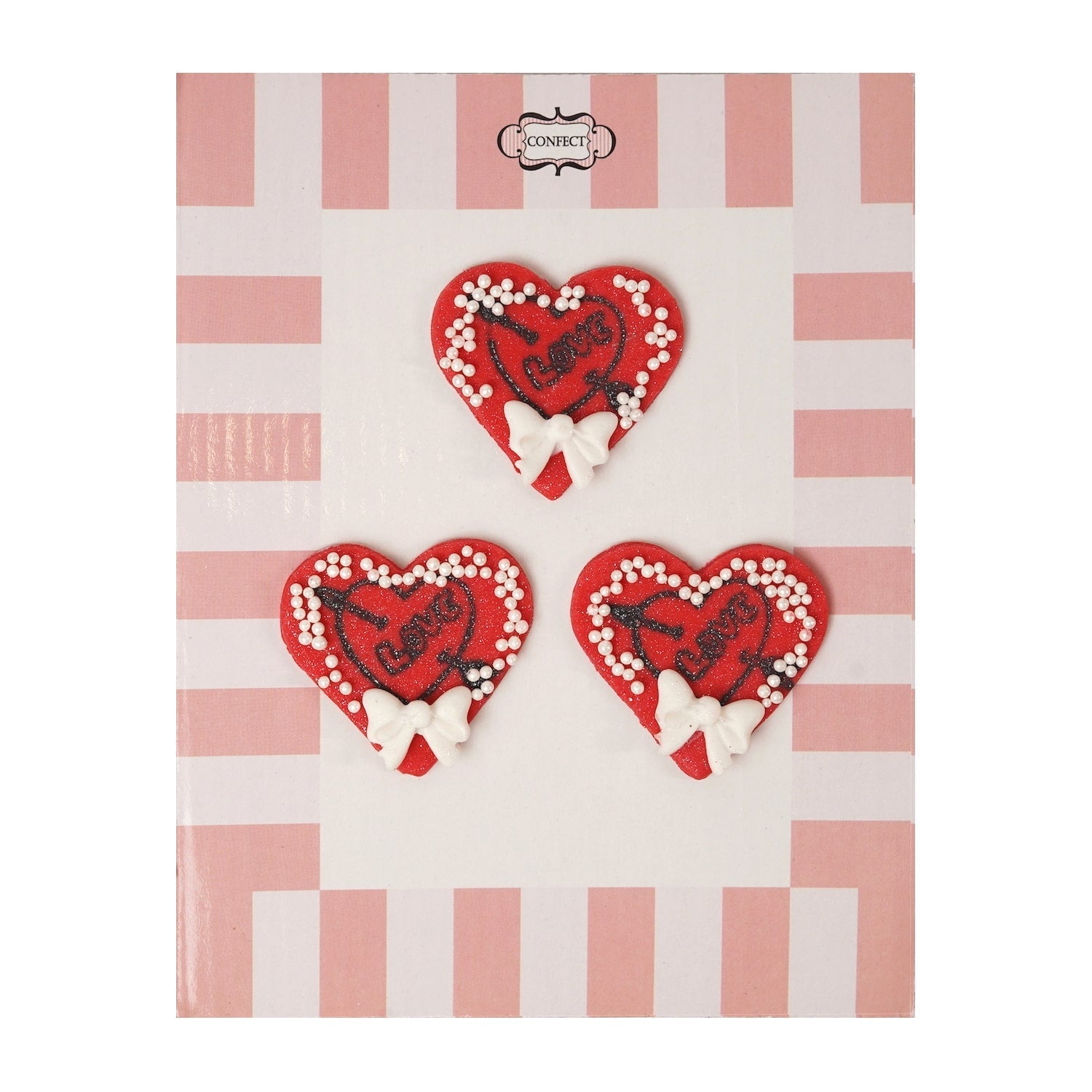 Confect Pack of 6 Valentine Cake & Cupcake Topper 05