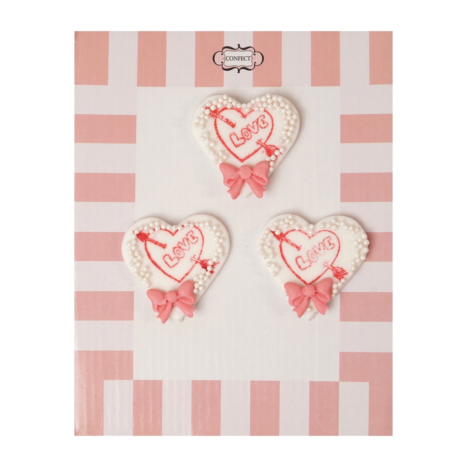 Confect Pack of 6 Valentine Cake & Cupcake Topper 05