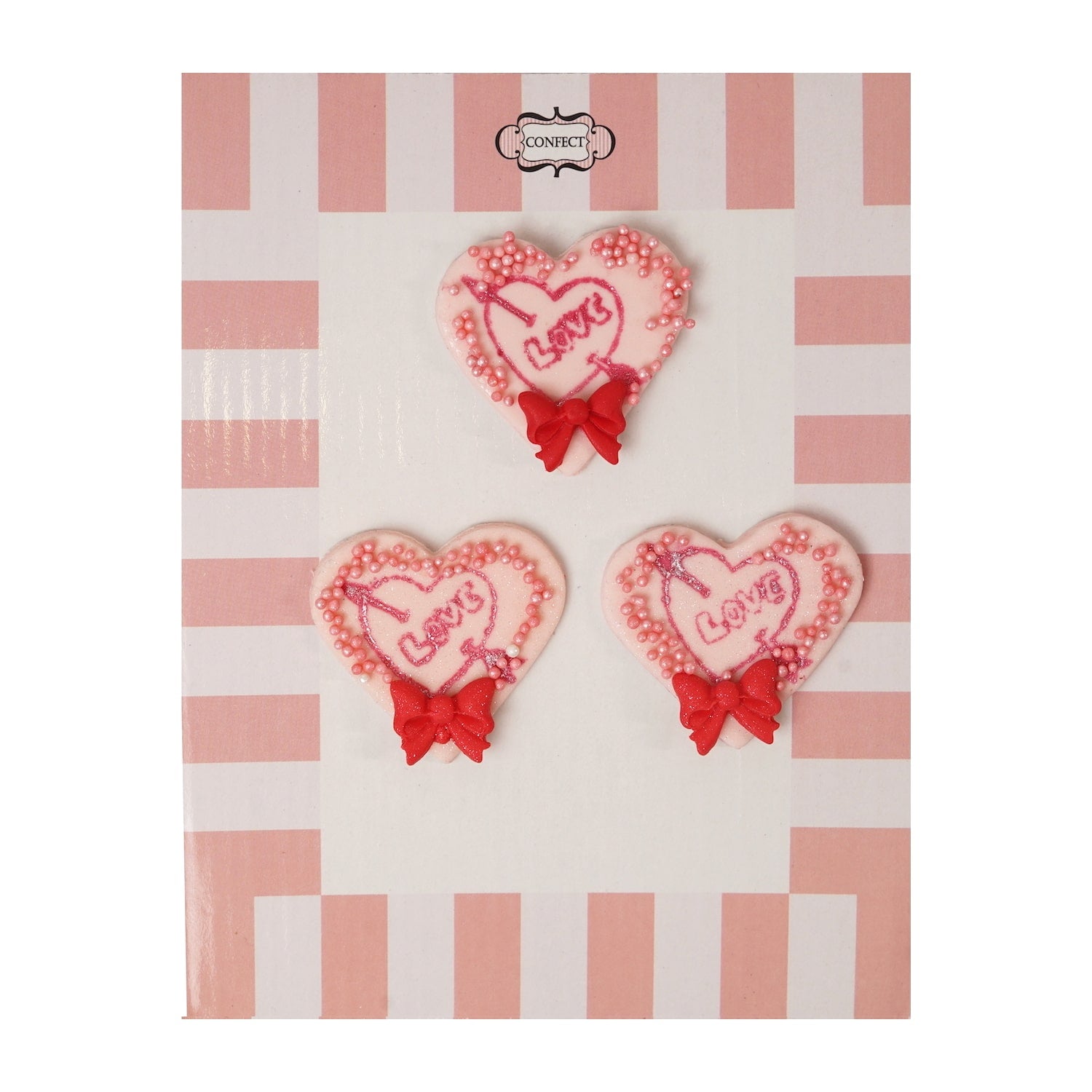 Confect Pack of 6 Valentine Cake & Cupcake Topper 05