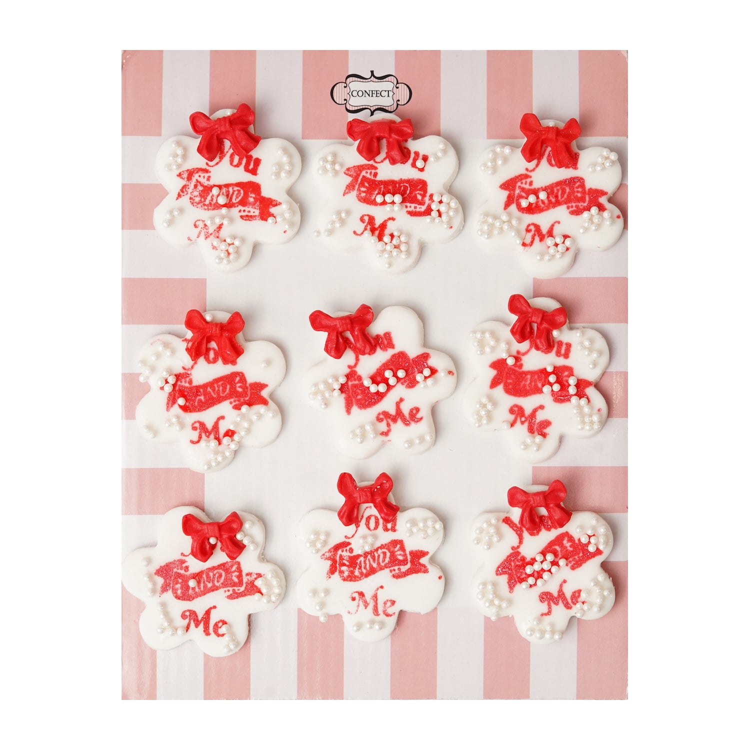 Confect Pack of 6 Valentine Cake & Cupcake Topper 09