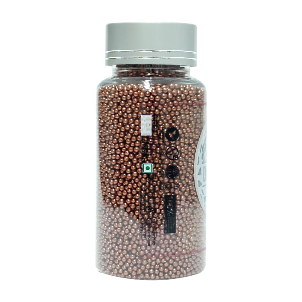 Confect Copper Disco Balls Sprinkles 2 MM
