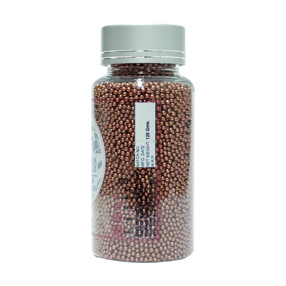 Confect Copper Disco Balls Sprinkles 2 MM