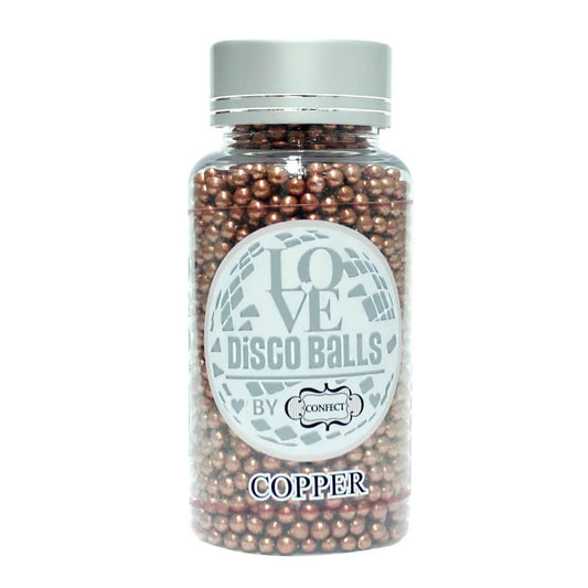 Confect Copper Disco Balls Sprinkles 4 MM