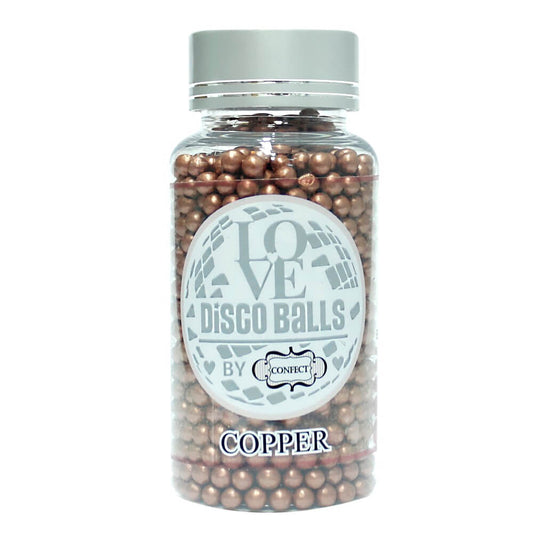 Confect Copper Disco Balls Sprinkles 5 MM