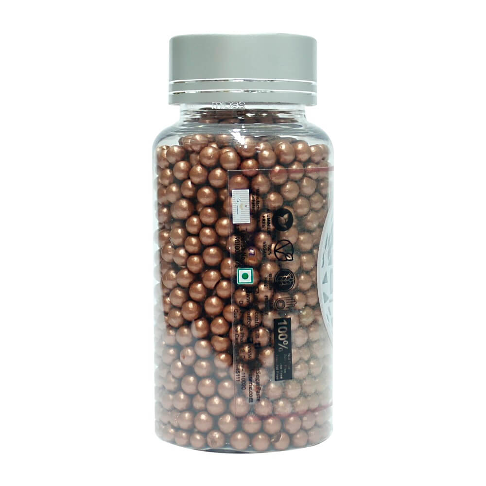 Confect Copper Disco Balls Sprinkles 5 MM