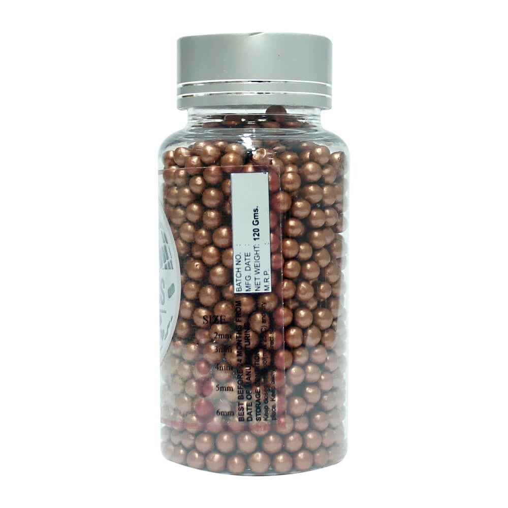 Confect Copper Disco Balls Sprinkles 5 MM