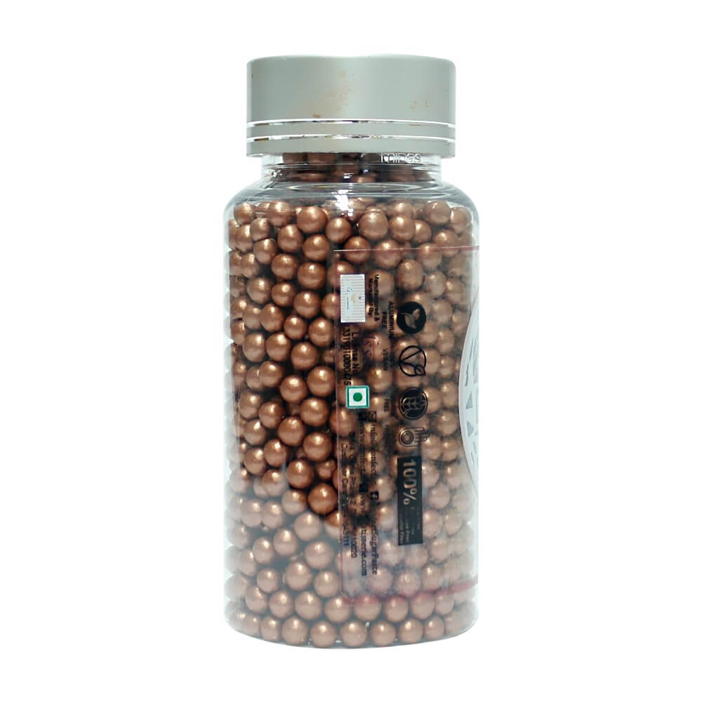 Confect Copper Disco Balls Sprinkles 6 MM