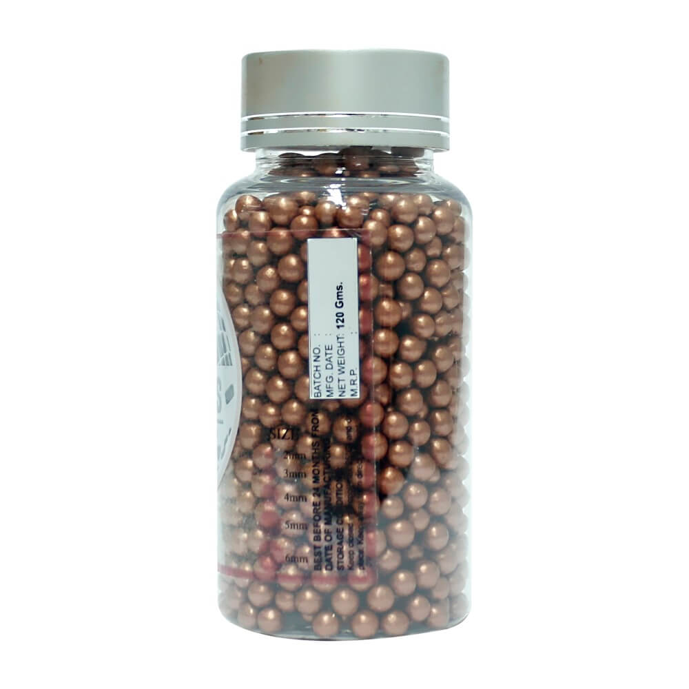 Confect Copper Disco Balls Sprinkles 6 MM