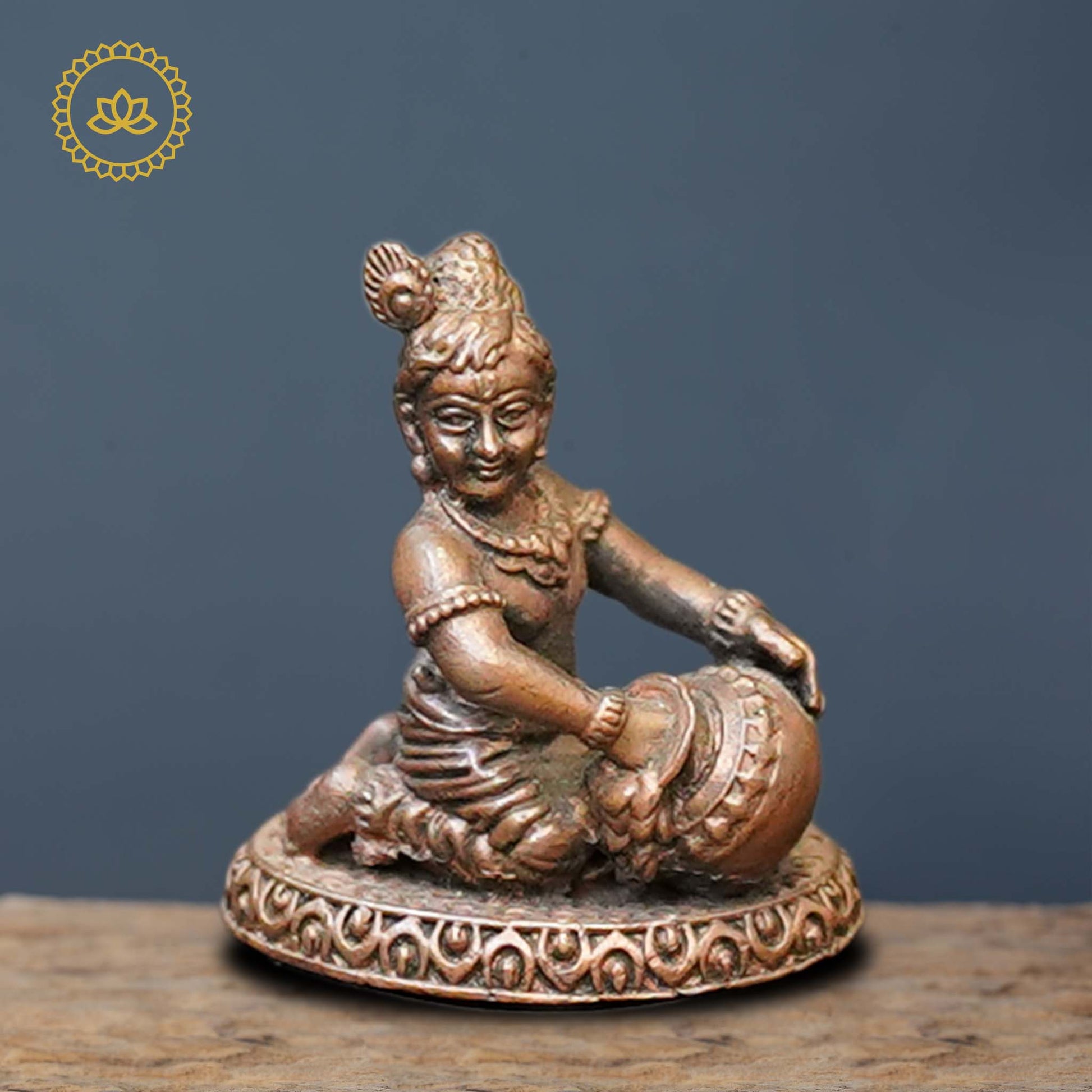Copper Bene Krishna Idol - Grab2buy