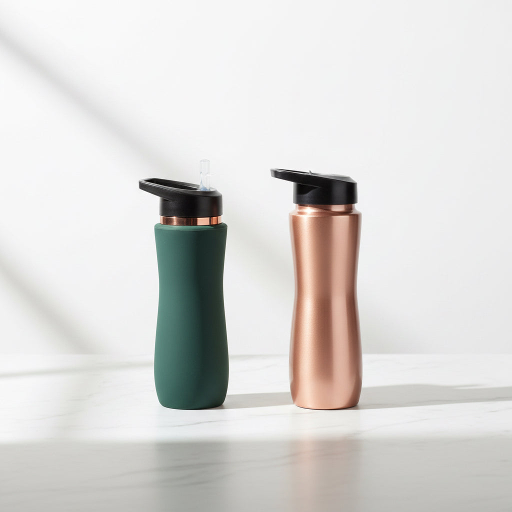 Copper Water Bottle Sipper | Ayur Organic 