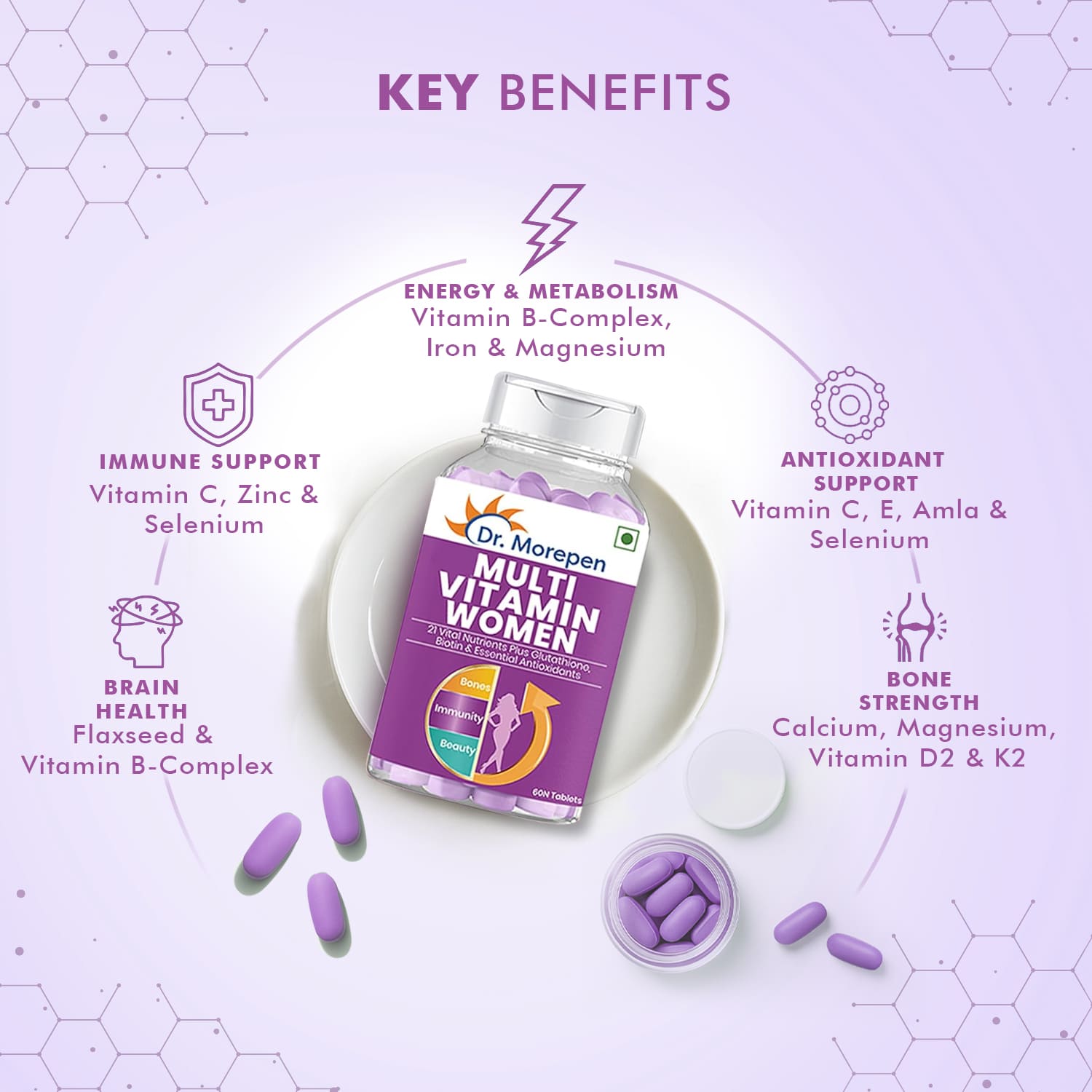 Dr Morpen Multivitamin For Women Tablets 