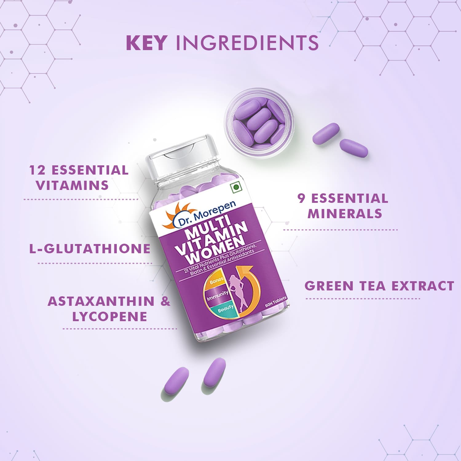 Dr Morpen Multivitamin For Women Tablets 