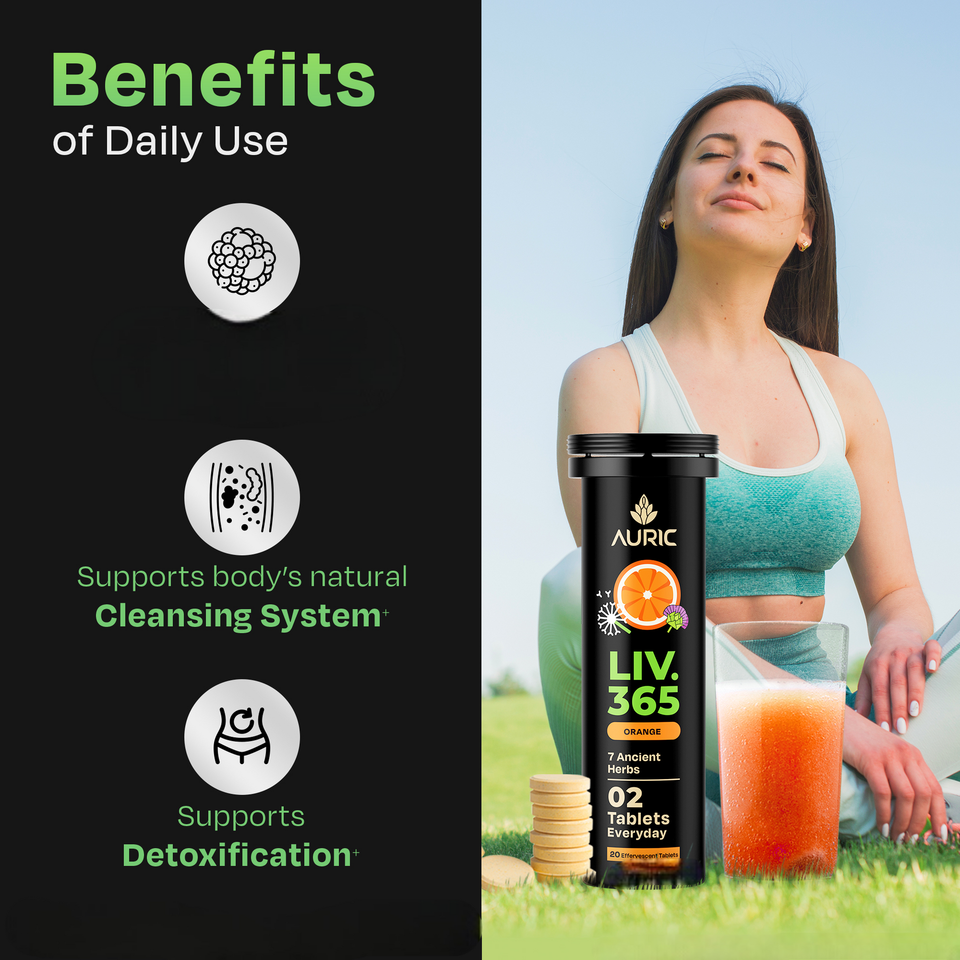 Auric Herbal Liver Support Supplement 