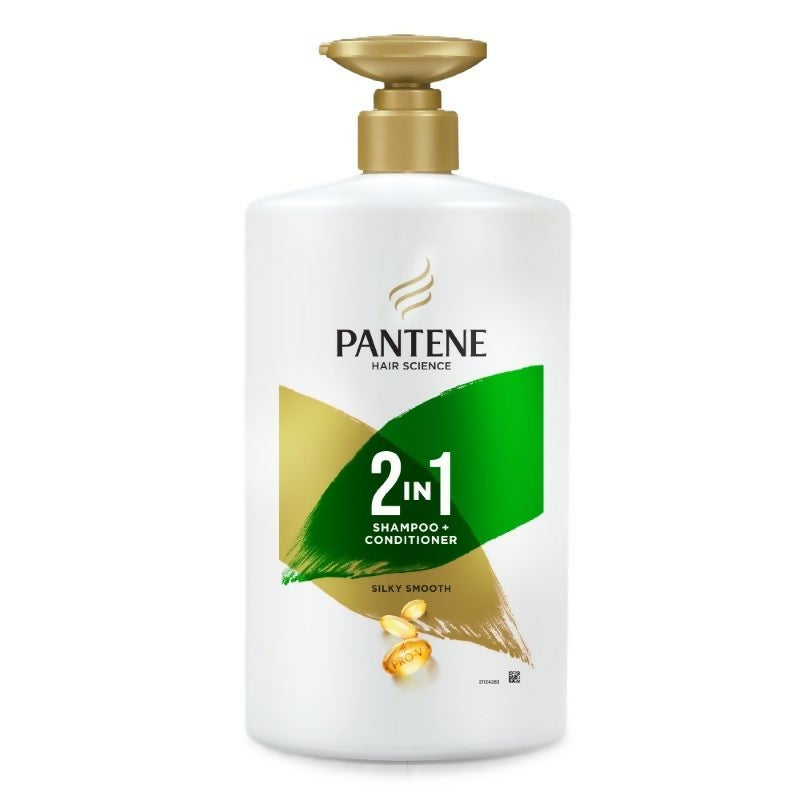Pantene 2 In 1 Silky Smooth Care Shampoo + Conditioner 