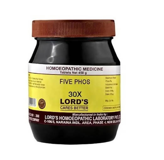 Lord's Homeopathy Five Phos Biocombination Tablets 