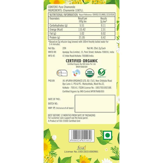 Typhoo Calming Organic Chamomile Tea Bags - Grab2buy