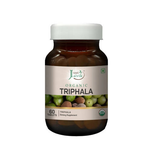 Just Jaivik Organic Triphala Tablets 