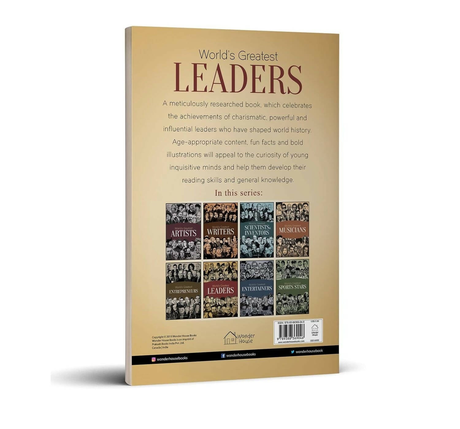 World's Greatest Leaders: Biographies of Inspirational Personalities For Kids by Wonder House Books - Grab2buy