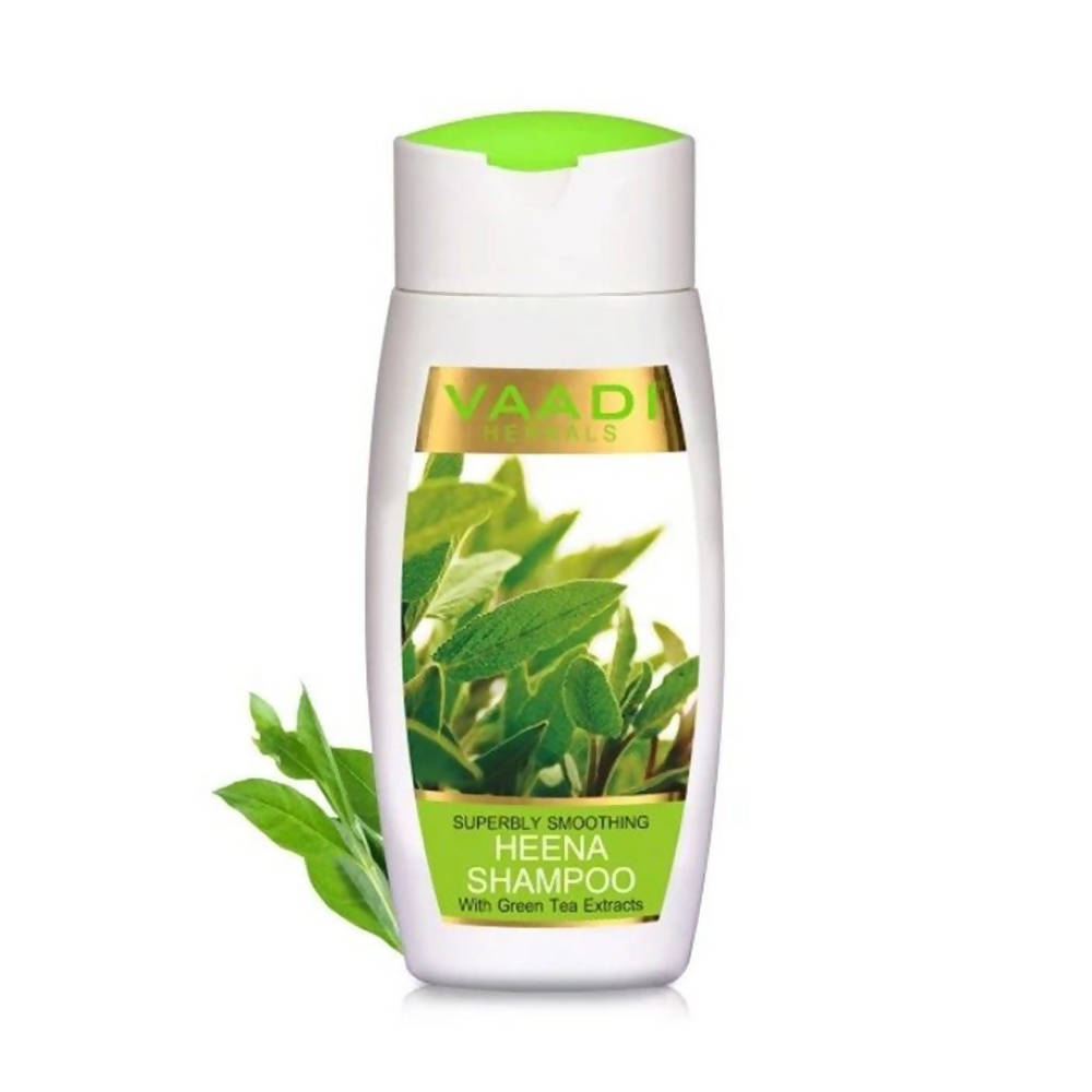 Vaadi Herbals Superbly Smoothing Heena Shampoo With Green Tea Extracts - Grab2buy