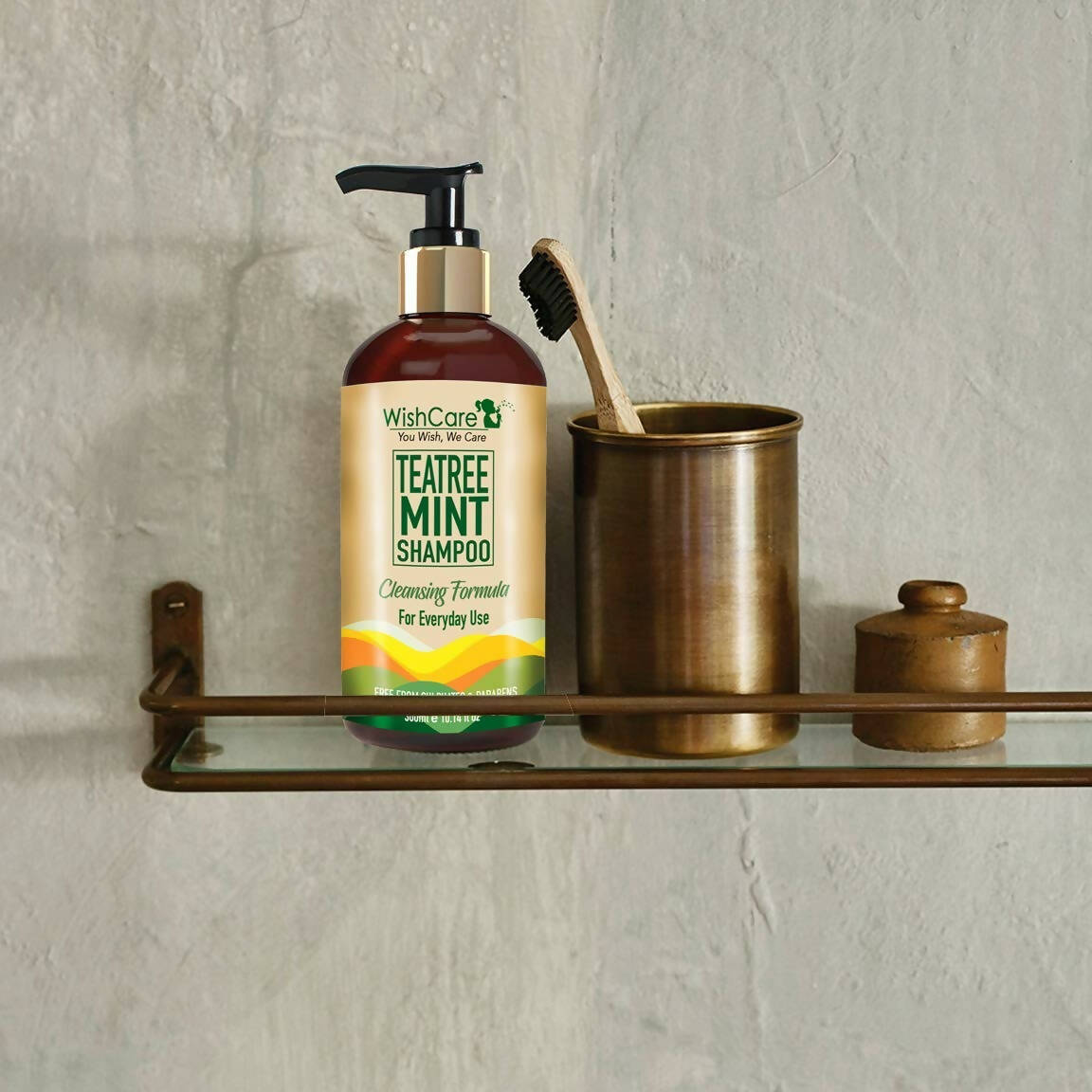 Wishcare Tea Tree Mint Shampoo  Grab2Buy Wishcare Grab2Buy