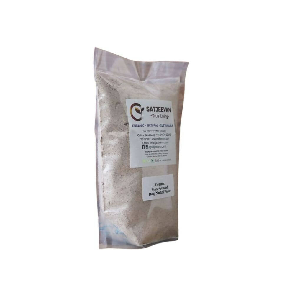 Satjeevan Organic Stone-Ground Ragi Flour 
