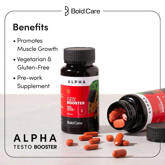 Bold Care Alpha Natural Testo Booster Tablets 