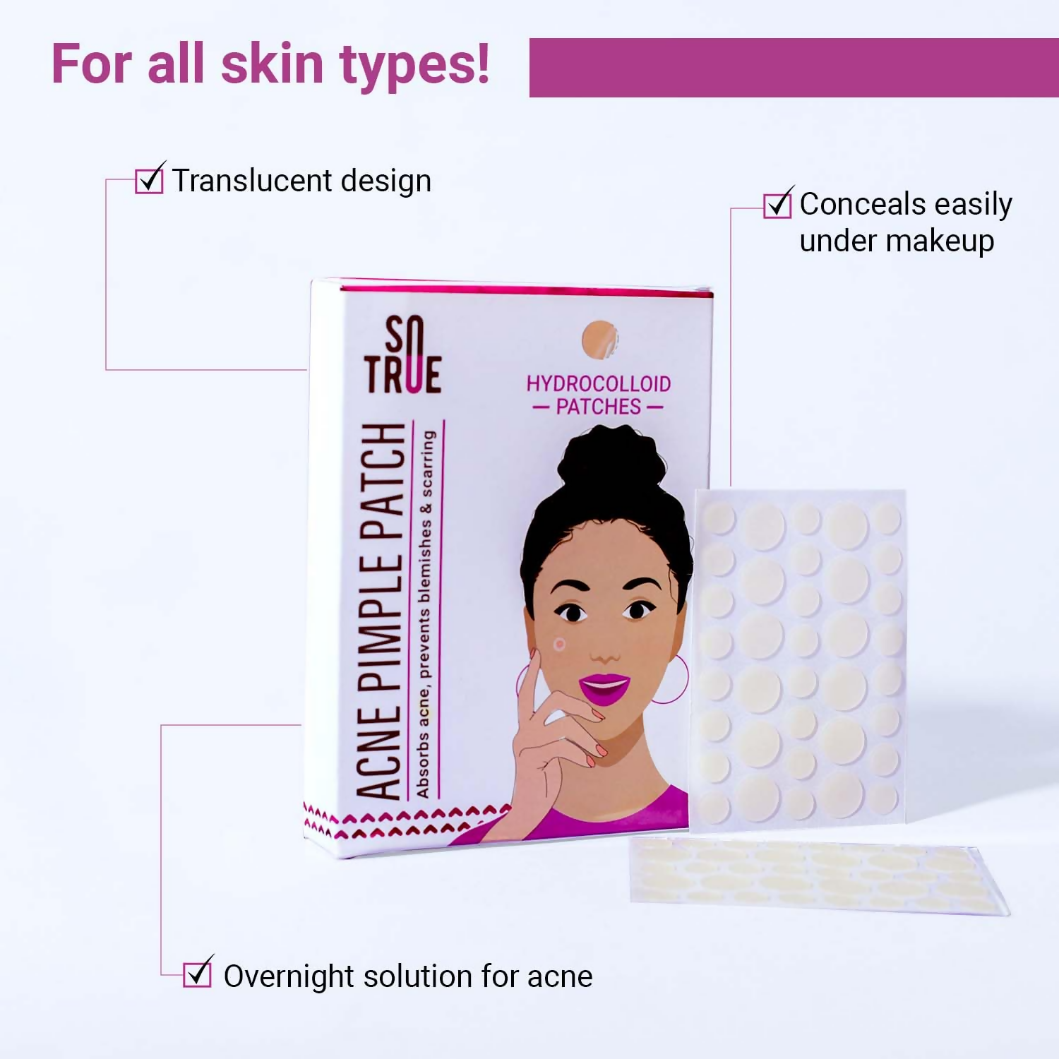 Sotrue Acne Pimple Patches For Face 
