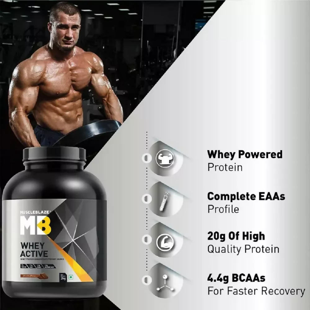MuscleBlaze Whey Active Chocolate 