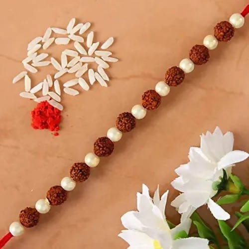 Rudraksha Elite Rakhi & Almonds Jar