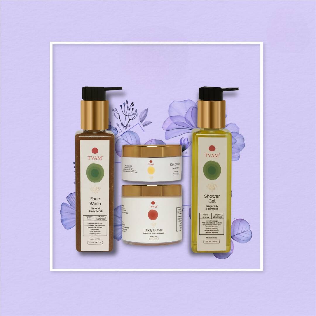 Tvam Weekly Luxury Bathing Ritual (Dry Skin)  Grab2Buy Tvam Naturals Grab2Buy