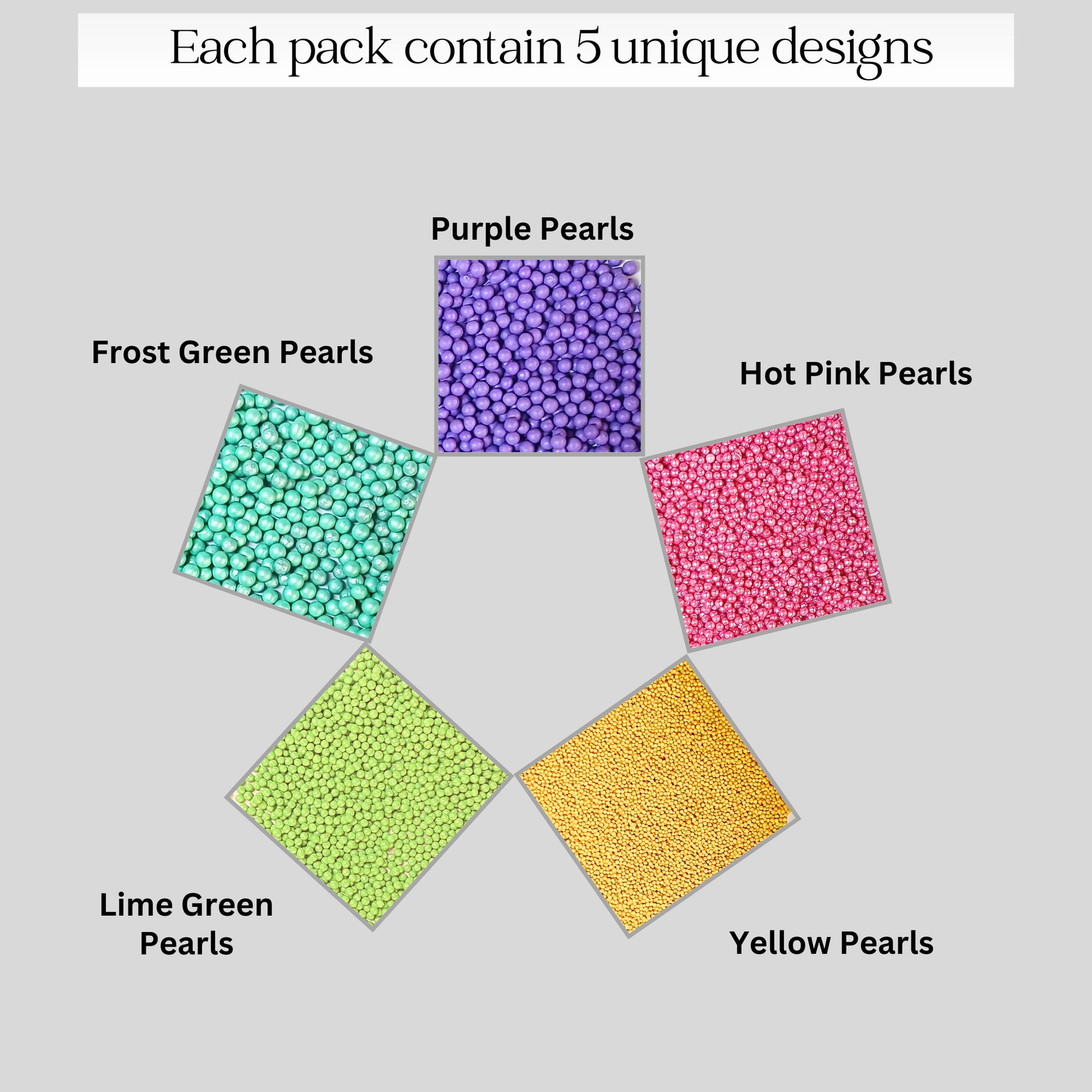 Confect Tropical Summer Disco Balls Assorted Sprinkles (DB-05)