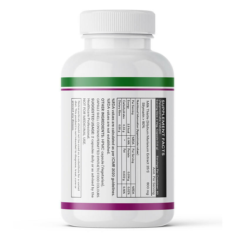 Inlife Milk Thistle Extract 800mg Capsules 