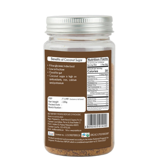 Praakritik Organic Coconut Sugar - Grab2buy