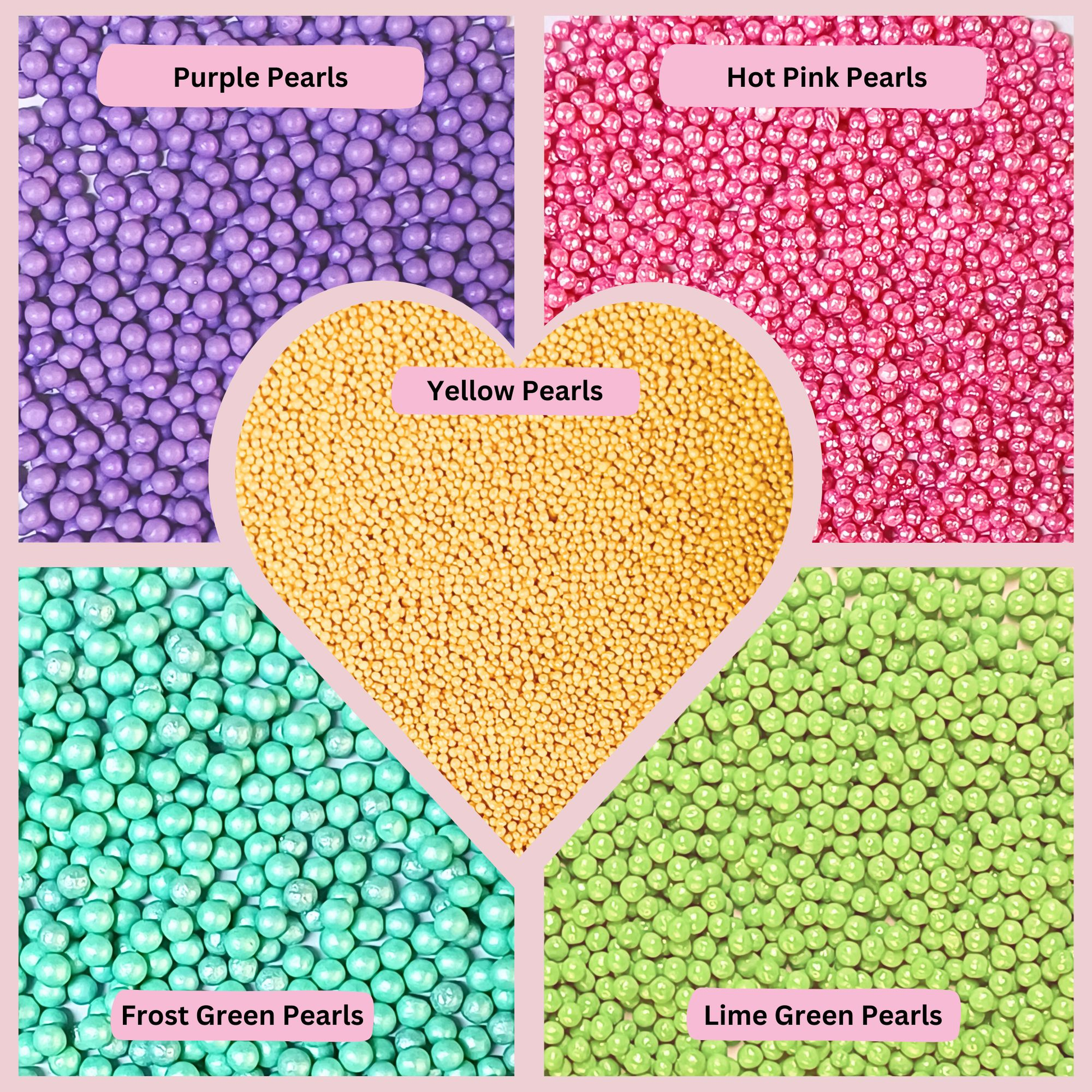 Confect Tropical Summer Disco Balls Assorted Sprinkles (DB-05)