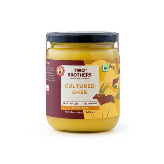 Two Brothers Organic Farms A2 Ghee Butter Organic Grass Fed From Gir Cow 