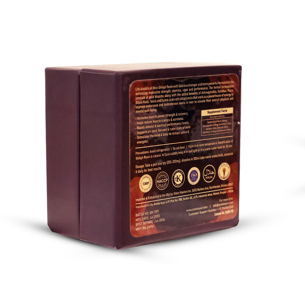 Life Aveda SJ Resin with Gold 