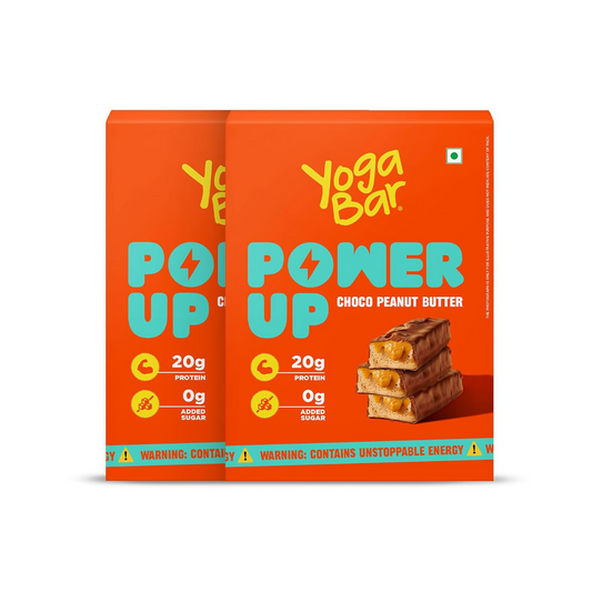 Yoga Bar Power Up Protein Bar, Choco Peanut Butter  Grab2Buy Yoga Bar Grab2Buy