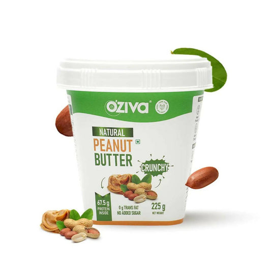 OZiva Natural Peanut Butter-Crunchy 