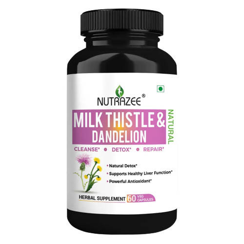 Nutrazee Milk Thistle & Dandelion Vegan Capsules - Grab2buy