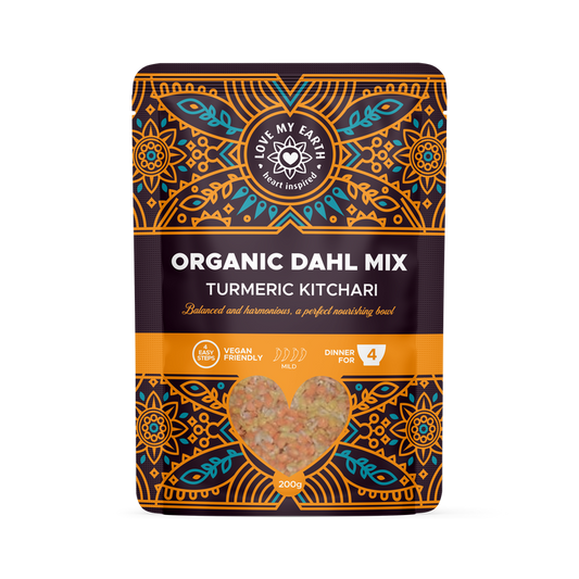 LOVE MY EARTH | TURMERIC KITCHARI | Quick Stix Mix Organic 