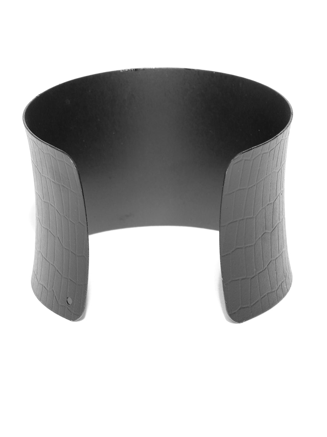 Priyaasi Stylish Black Carved Hand Cuff Bracelet For Girls & Women 
