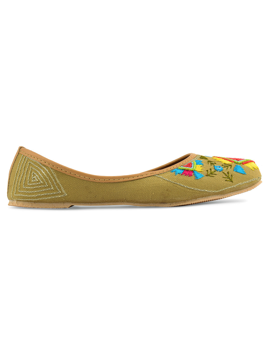 Desi Colour Women Indian Ethnic Footwear-Daily Wear Jute Rhombus