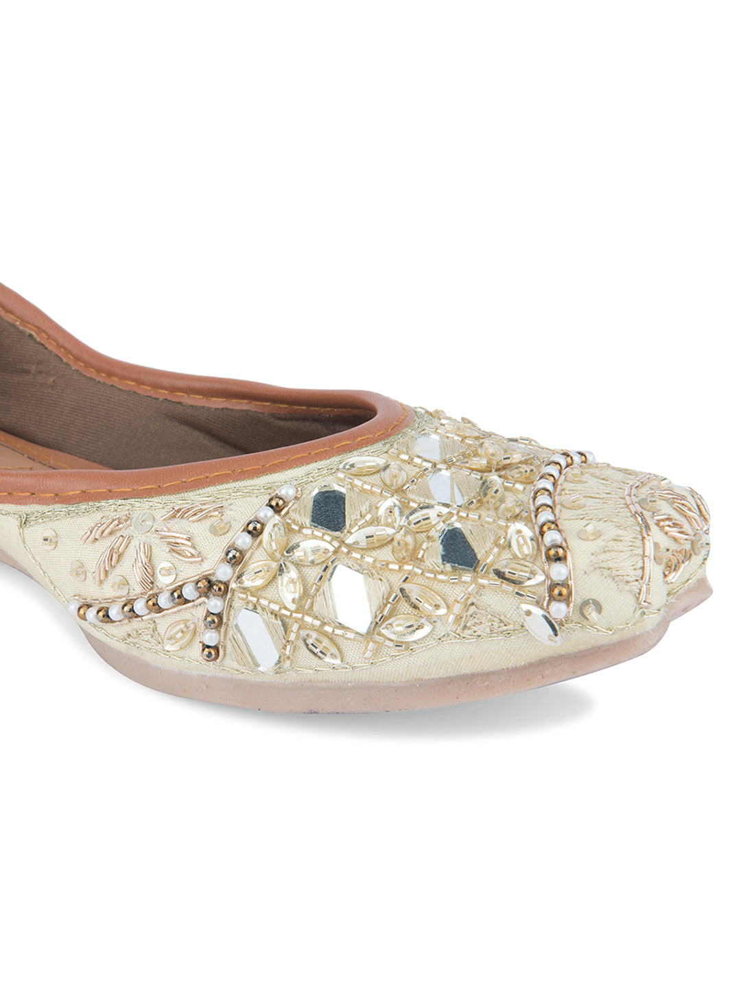 Desi Colour Women Indian Ethnic Footwear-Heavy Emb -1