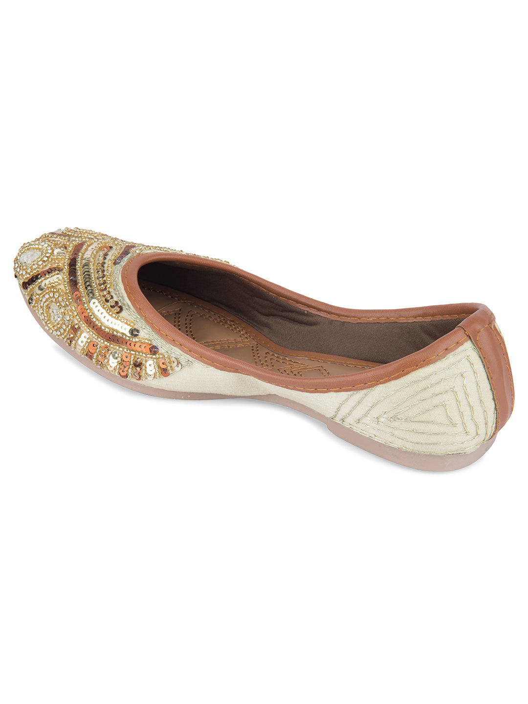 Desi Colour Women Indian Ethnic Footwear-Heavy Emb -2