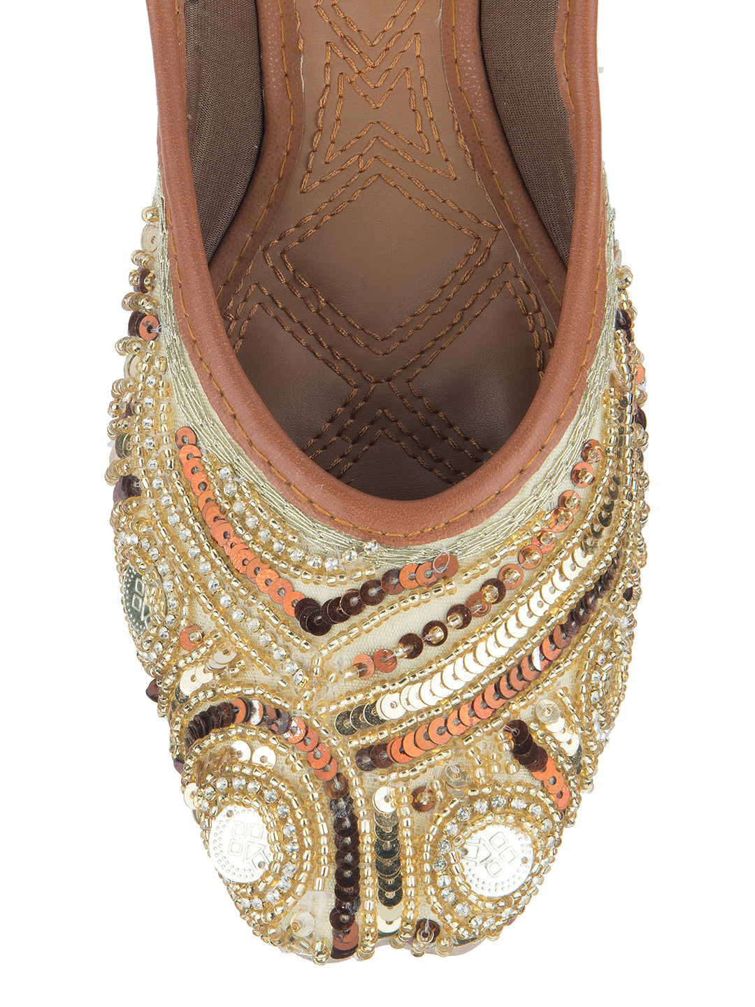 Desi Colour Women Indian Ethnic Footwear-Heavy Emb -2